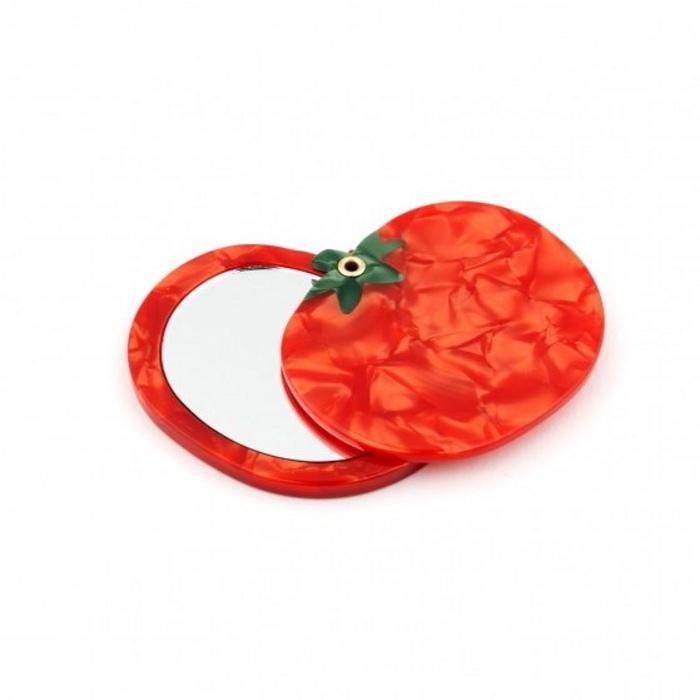 フランス製　手作りミラー ククシュゼット 正規商品 手鏡 コンパクト ミラー スライド式