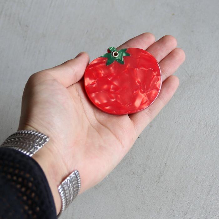 フランス製　手作りミラー ククシュゼット 正規商品 手鏡 コンパクト ミラー スライド式