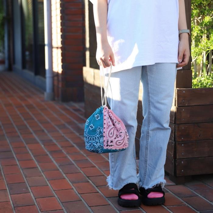 【新品未使用】H.V.F.N BRITT バンダナ巾着バッグ BRITT – H.V.F.N
