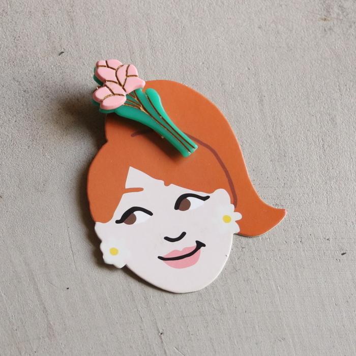 ククシュゼット 正規商品 ヘアアクセ クリップ ピン ヘアピン 花