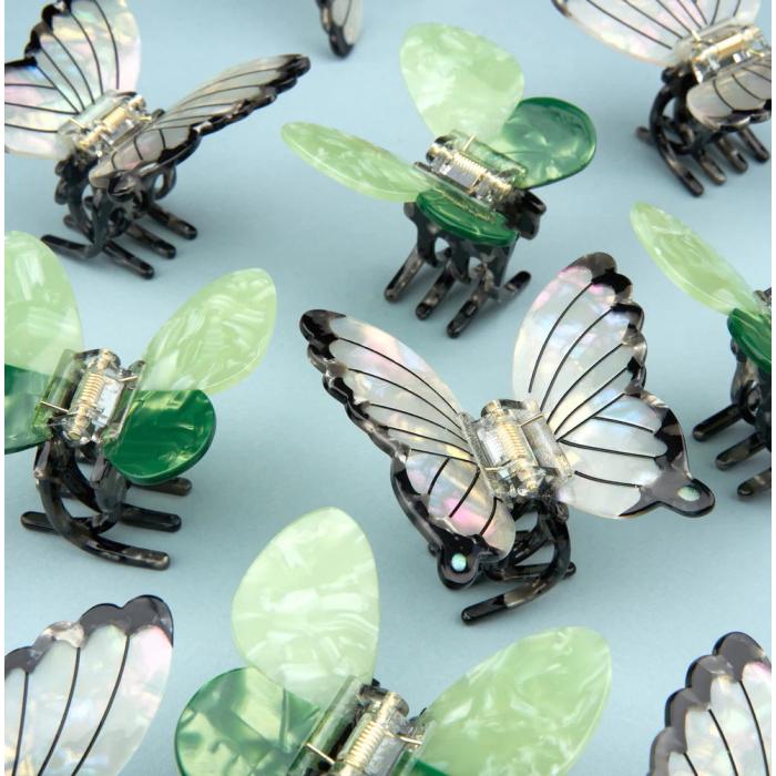 ククシュゼット 正規商品 ヘア アクセ クリップ 蝶 虫 かわいい ギフト