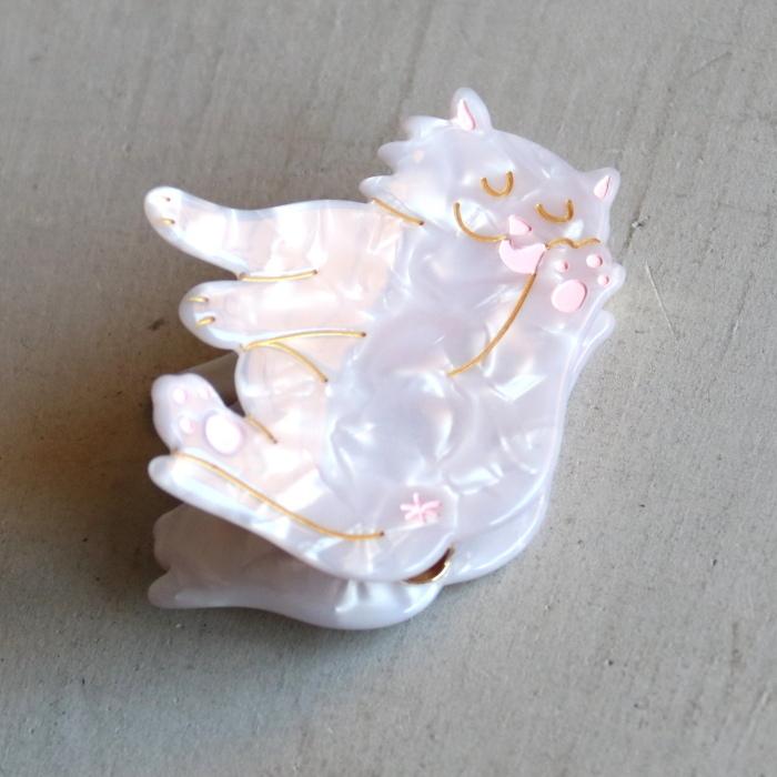 ククシュゼット 正規商品 ヘア アクセ クリップ 猫 Coucou Suzette ホワイト キャット ヘア クロー White Cat Hair Claw ホワイト White Whcatclaw Charger Web Store 通販 Yahoo ショッピング