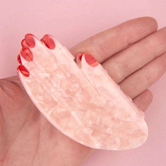 ククシュゼット 正規商品 ヘア クリップ おしゃれ 個性的 手 フランス