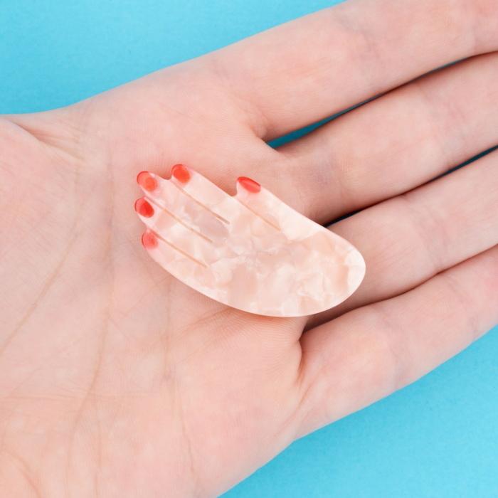 ククシュゼット 正規商品 ヘアアクセ ピン ヘアピン 手 個性的