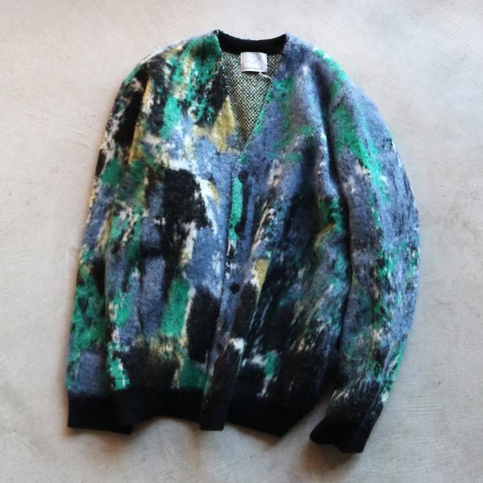 WRAPINKNOT（ラッピンノット） カーディガン モヘア ニット アート