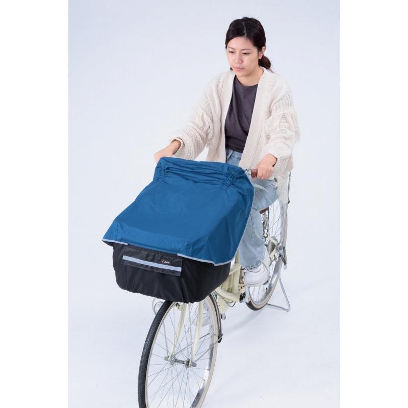 自転車 前カゴカバー 防水 膝が濡れない サイクルエプロン おしゃれ 雨