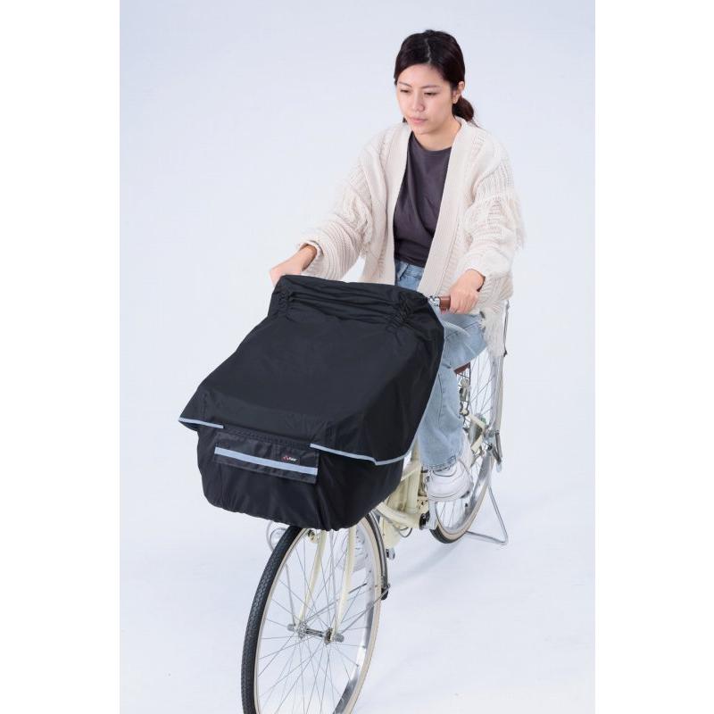 自転車荷台カバー コーナン オリジナル SOUTHERNPORT 片手で開くカゴカバー フロント用