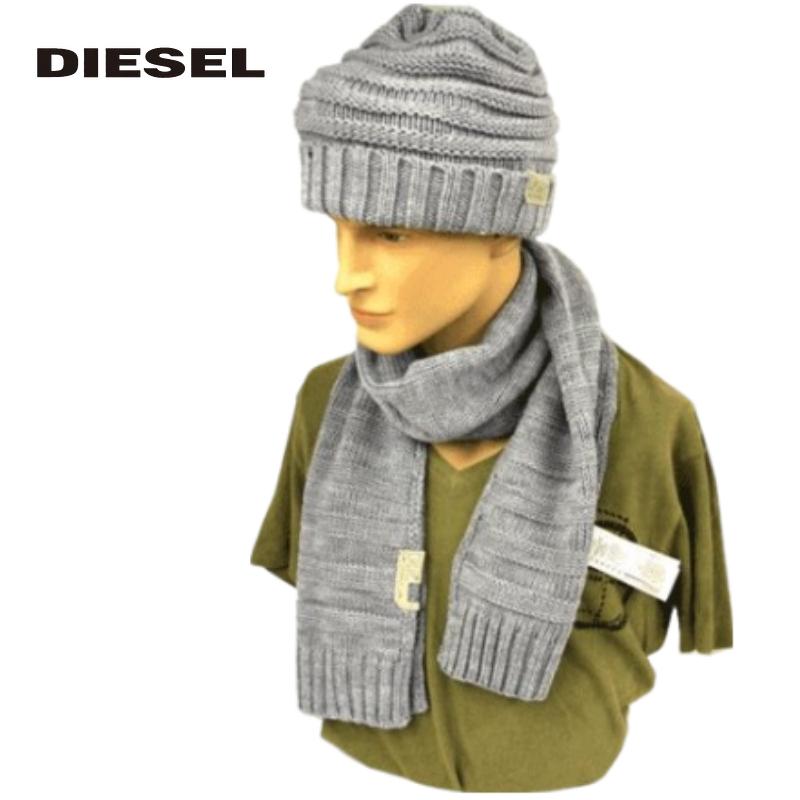 DIESEL (ディーゼル) マフラー & ニットキャップ セット 00S6SN