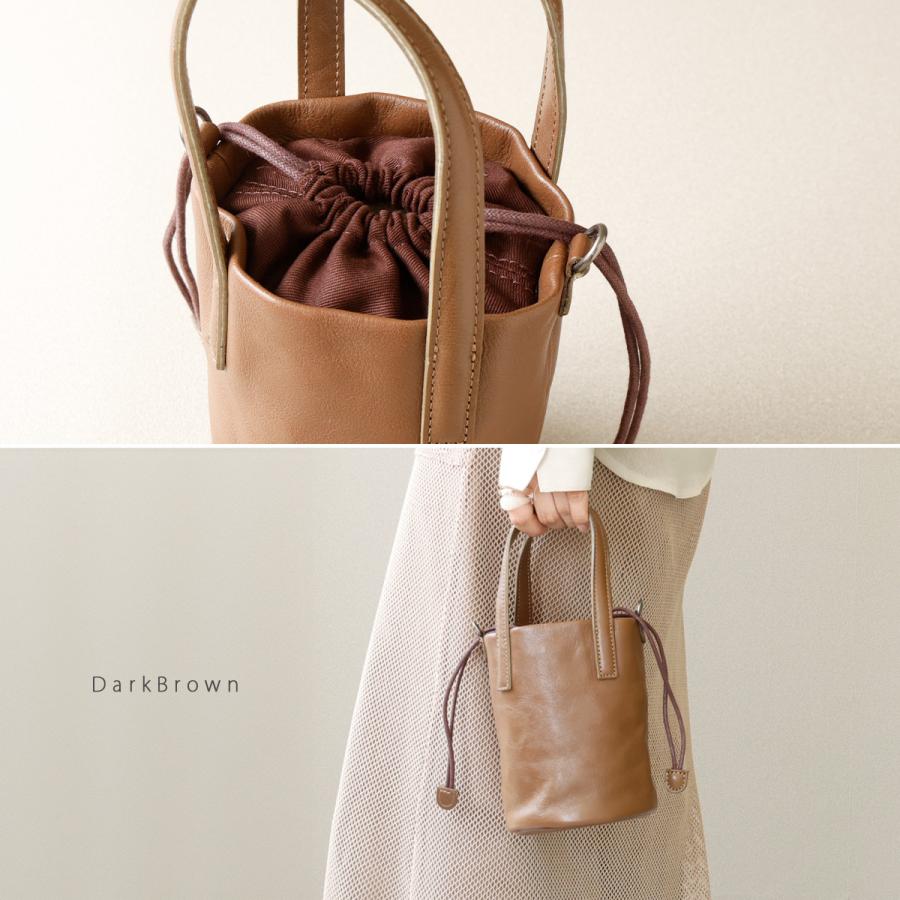 Charis Poche（カリスポシェ） ショルダーバッグ レディース 巾着 筒形