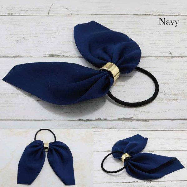 スカーフリボン へゴム リボン 春夏 ヘアアクセサリー レディース