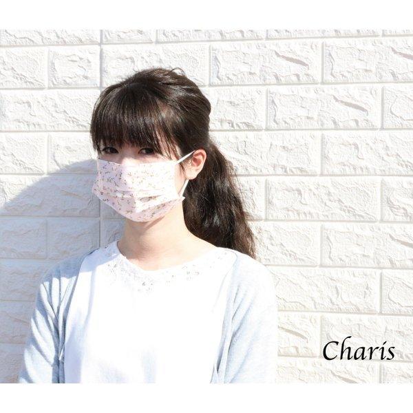 不織布マスク カラー 10枚入 柄マスク 血色 おしゃれ 柄 使い捨て