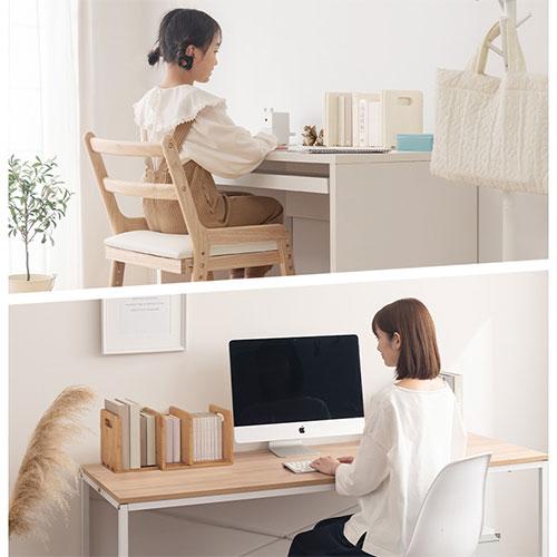 ぼん家具 本立て 木製 スタンド 伸縮 ブックエンド おしゃれ 北欧