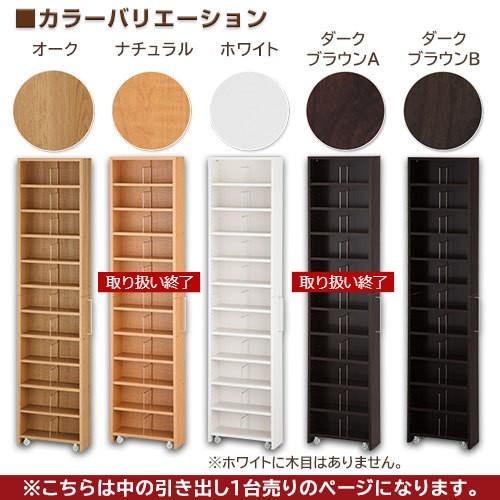 ぼん家具 本棚 収納棚 木製 薄型 漫画 コミック スリム 省スペース