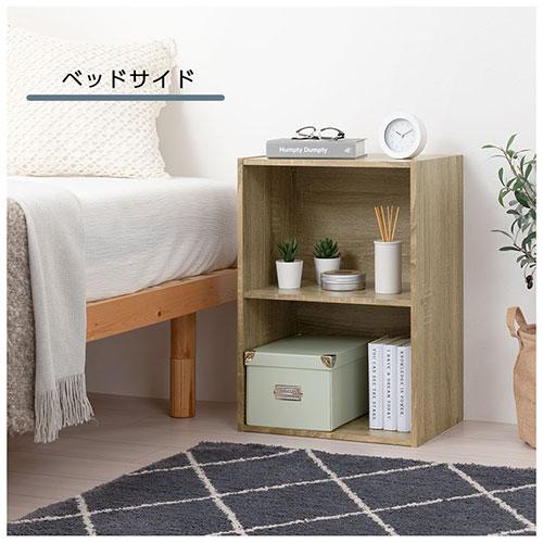 B.J.専用★送料込み★2段棚 ぼん家具 【完成品設置付き】 2段ラック カラーボックス