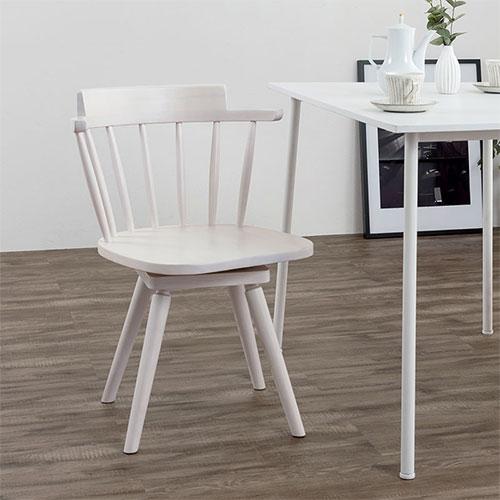 ぼん家具 ダイニングチェアー イス 回る チェア 天然木 椅子