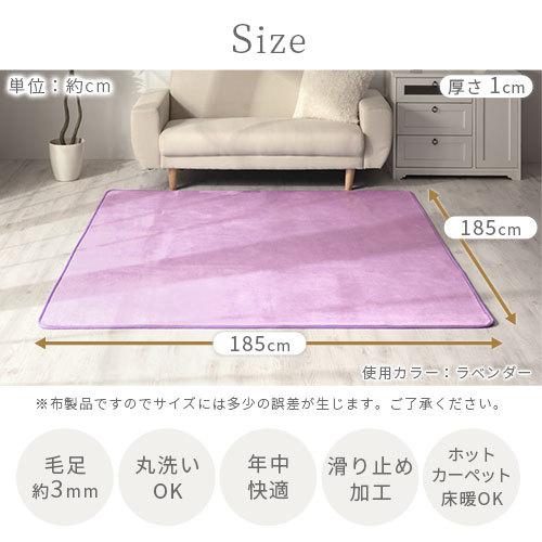 ぼん家具 ラグ カーペット 洗える ラグマット おしゃれ ウレタンラグ