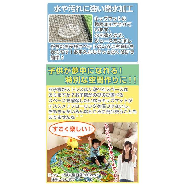 人気ショップが最安値挑戦 プレイマット おもちゃ 子ども部屋 子供部屋 学習デスクマット 撥水加工 防汚 ロードマップ キッズ 敷物 ラグ 円形 誕生日 男の子 おしゃれ 丸型直径133cm 丸型 Materialworldblog Com