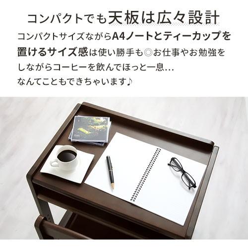 ぼん家具 パソコンデスク コンパクト 棚付き デスク 収納 スリム 高さ