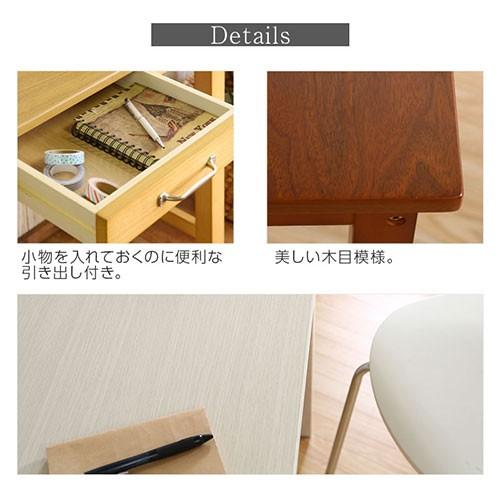 ぼん家具 テーブル ウッド 木目 コンパクト 天然木 机 家事 ぼん家具 テーブル ウッド 木目 コンパクト 天然木 机 家事