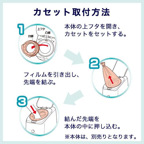 ぼん家具 紙おむつ オムツ Aprica NIOI-POI カセット 6個パック 交換
