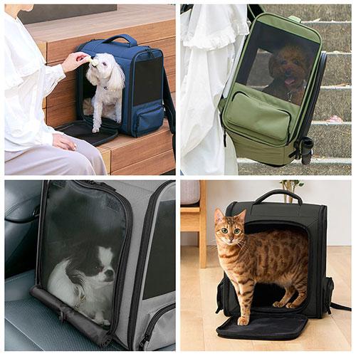 猫　リュックキャリー　バッグ 楽天市場】【レビュー特典あり】XiaZ ペットキャリーリュック 猫