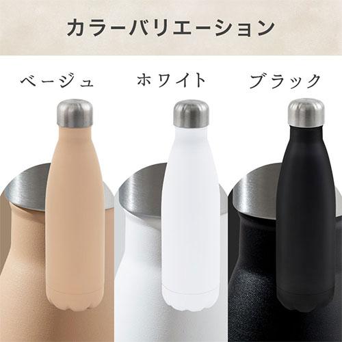 laborio 魔法瓶 水筒 おしゃれ 牛乳瓶型 約0.5リットル 温冷両用