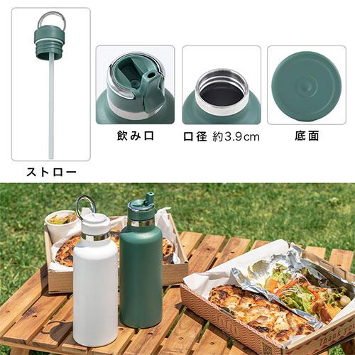 laborio 魔法瓶 水筒 ストローボトル おしゃれ ワンタッチ タンブラー