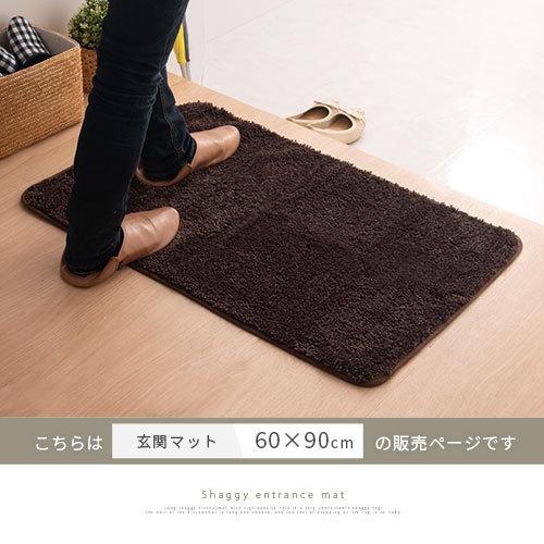 ぼん家具 玄関マット 屋内 洗える ラグ 通年 無地 マット 厚手 滑り