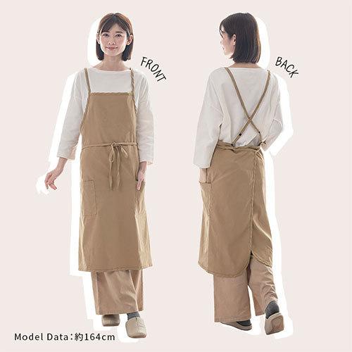 ぼん家具 エプロン おしゃれ ナチュラル レディース メンズ ワンピース