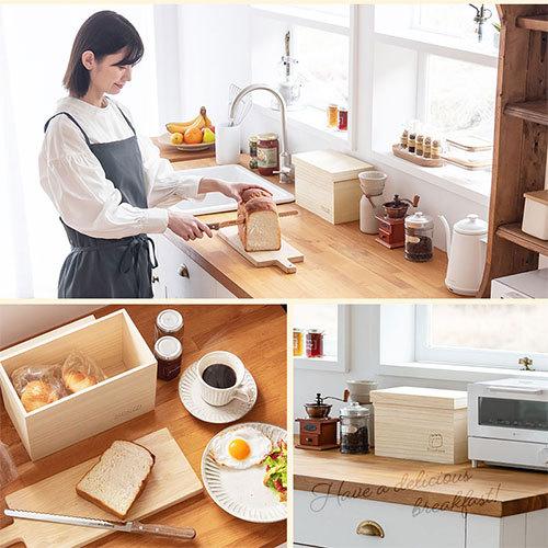 ぼん家具 食パンケース ブレッドケース 1斤 2斤 桐 パンボックス