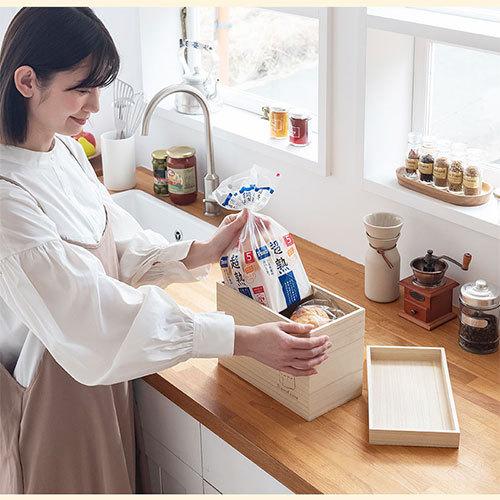 ぼん家具 食パンケース ブレッドケース 1斤 2斤 桐 パンボックス