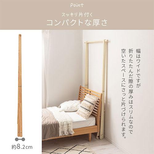 大型ハンガーラック 幅100cm ウッドハンガーラック 簡易物干し 衣類収納 コート掛け 洋服ハンガーラック ワンピース アウター ハイタイプ 天然木の画像