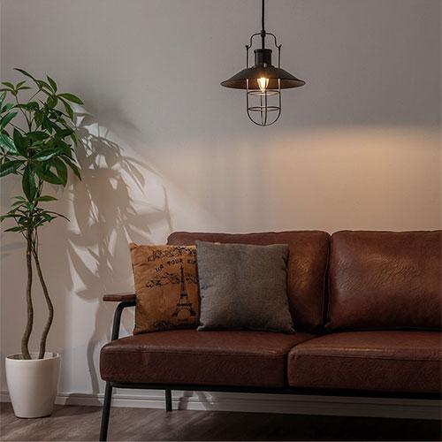 ぼん家具 天井ライト 照明器具 ペンダントライト E26 LED ランタン