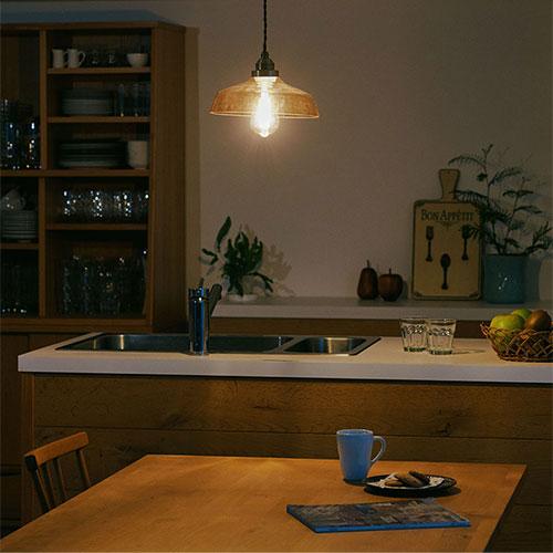 ぼん家具 ペンダント ライト ガラス製 E26口金 おしゃれ 1灯 日本規格