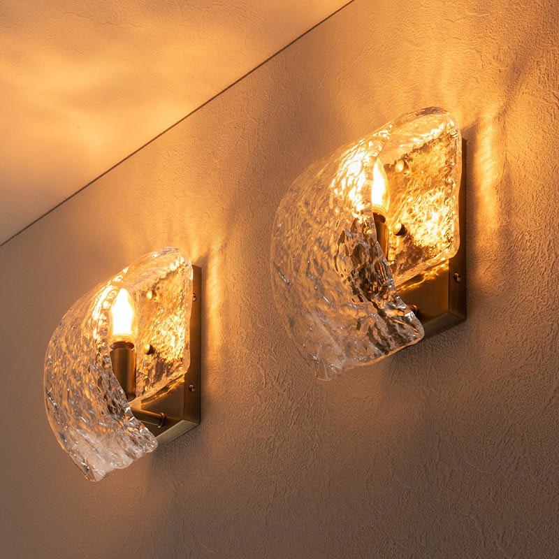 ぼん家具 壁掛け照明 LED照明 ガラス ライト ブラケットライト 壁掛