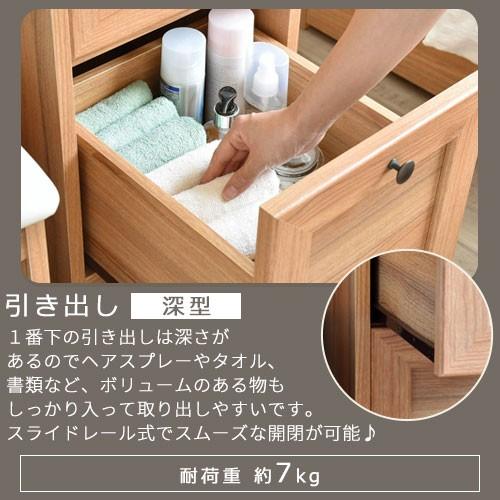 ぼん家具 【完成品】 鏡台 ドレッサー デスク 大容量 収納付き 省