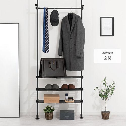 ぼん家具 ハンガーラック 突っ張りラック パイプハンガー ぼん家具 ハンガーラック 突っ張りラック パイプハンガー