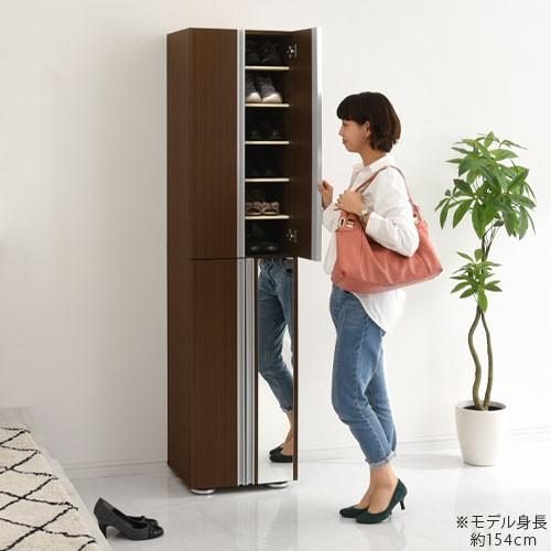 ぼん家具 シューズラック 12段 可動棚 約 幅45×奥行37×高さ183cm ぼん家具 シューズラック 12段 可動棚 約 幅45×奥行37×高さ183cm
