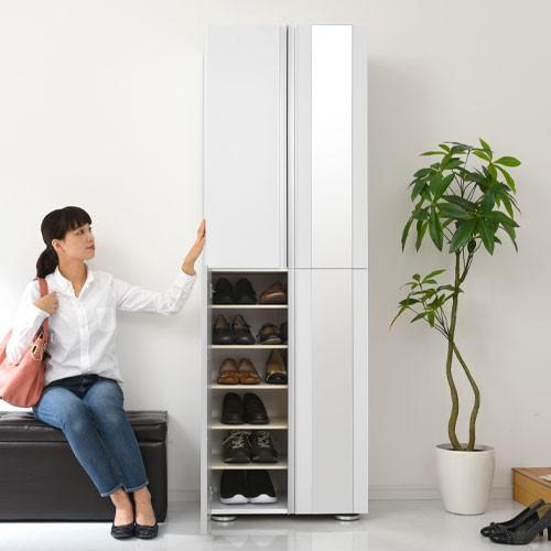 ぼん家具 シューズラック 12段 可動棚 約 幅60×奥行37×高さ183cm ぼん家具 シューズラック 12段 可動棚 約 幅60×奥行37×高さ183cm