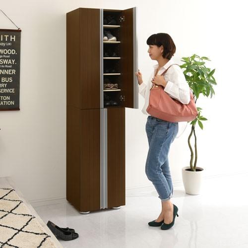 シューズラック 12段 可動棚 約 幅45×奥行37×高さ183cm スリム 国産 シューズボックス 靴箱 大容量 玄関収納 おしゃれ シューズボックス 靴箱