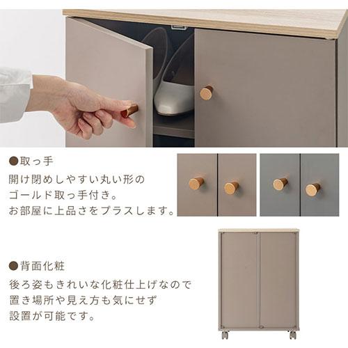Toffy トフィー 靴箱 5段 キャスター付き シューズラック 省スペース シューズ ラック シューズボックス 木製 コンパクト 靴入れ 玄関収納 韓国風 おしゃれの画像