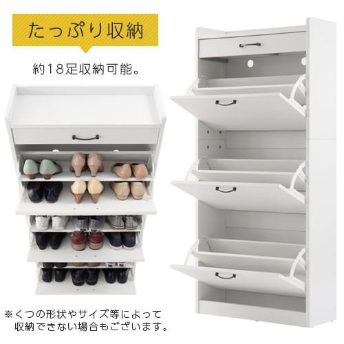 【開梱設置サービス付き】 靴箱 3段 玄関収納 おしゃれ 北欧風 玄関 家具 おすすめ 収納棚 引き出し付き 小物入れ 小物収納 インテリア｜charisma-bon｜12