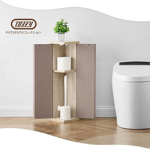 PUTUPUTU 【完成品設置付き】 Toffy トフィー スリムトイレラック 幅20