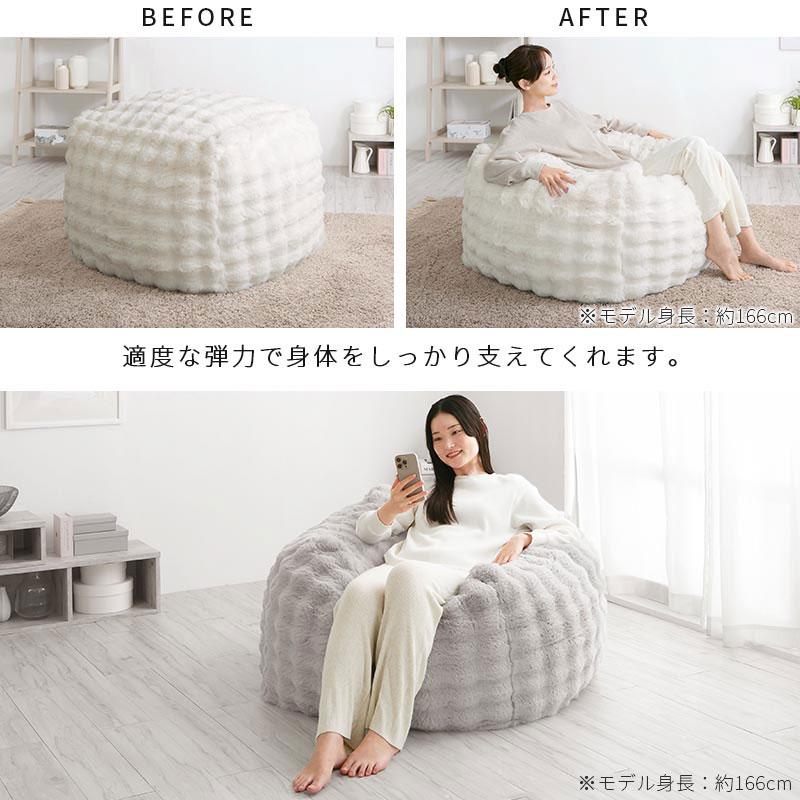 一人掛け コンパクトソファ ソファー代わり クッション クッションソファ ソファー ウレタン 姿勢キープ フロアソファ 大きい 四角 フロアチェア | ぼん家具 | 13