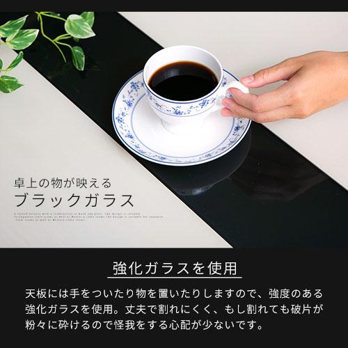 こたつ 長方形 こたつテーブル 105×60cm おしゃれ 木製 テーブル ガラス 円赤外線 ヒーター 電気こたつ モダン | ぼん家具 | 07