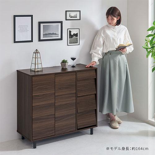 ぼん家具 【完成品】 食器棚 レンジ台 キッチンカウンター ロー ぼん家具 【完成品】 食器棚 レンジ台 キッチンカウンター ロー