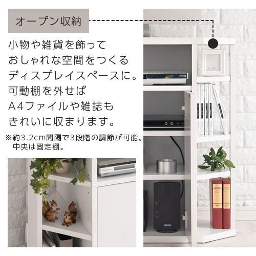 ぼん家具 【完成品設置付き】 コーナーテレビ台 ハイタイプ 32型対応