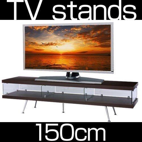 テレビ台 TV台 テレビボード ローボード TVボード TVラック ガラス おしゃれ 幅150 150cm 60インチ ガラス製木製 脚付き モダン  おしゃれ :TVB018005:インテリア・雑貨のカリスマ - 通販 - Yahoo!ショッピング