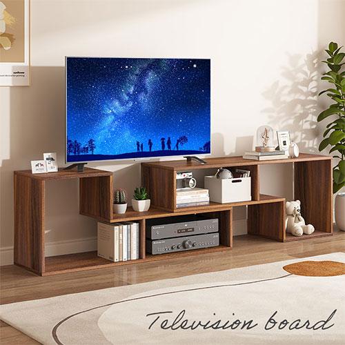 ぼん家具 テレビ台 ローボード TVボード 2個組 伸縮テレビ台 ぼん家具 テレビ台 ローボード TVボード 2個組 伸縮テレビ台
