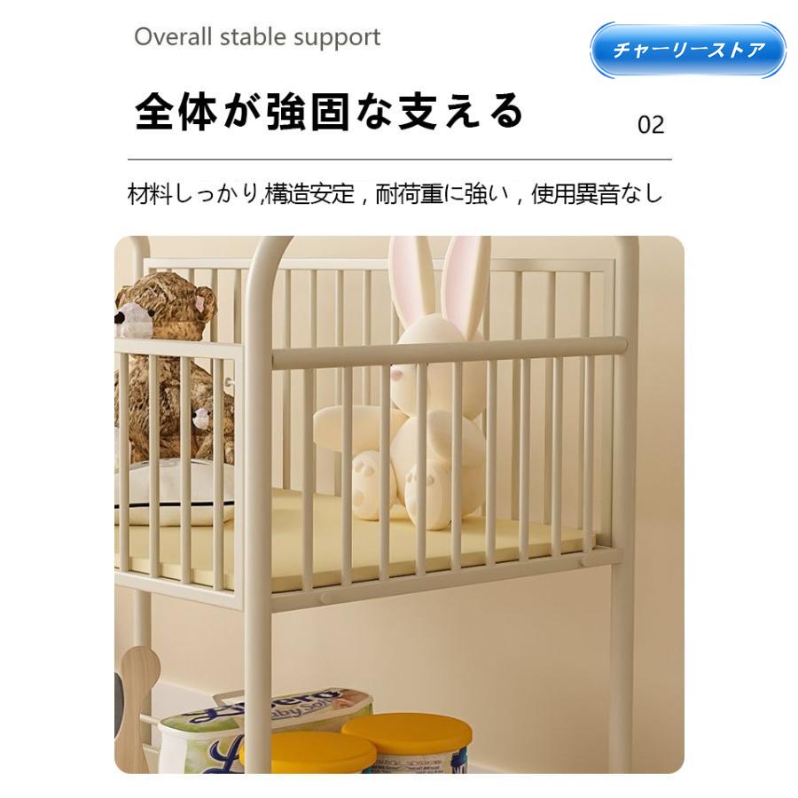 ベビーベッド、マットレスなし 楽天市場】スリーオープンベッド b-side DX（ビーサイドDX